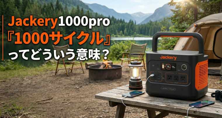 jackery1000サイクル
