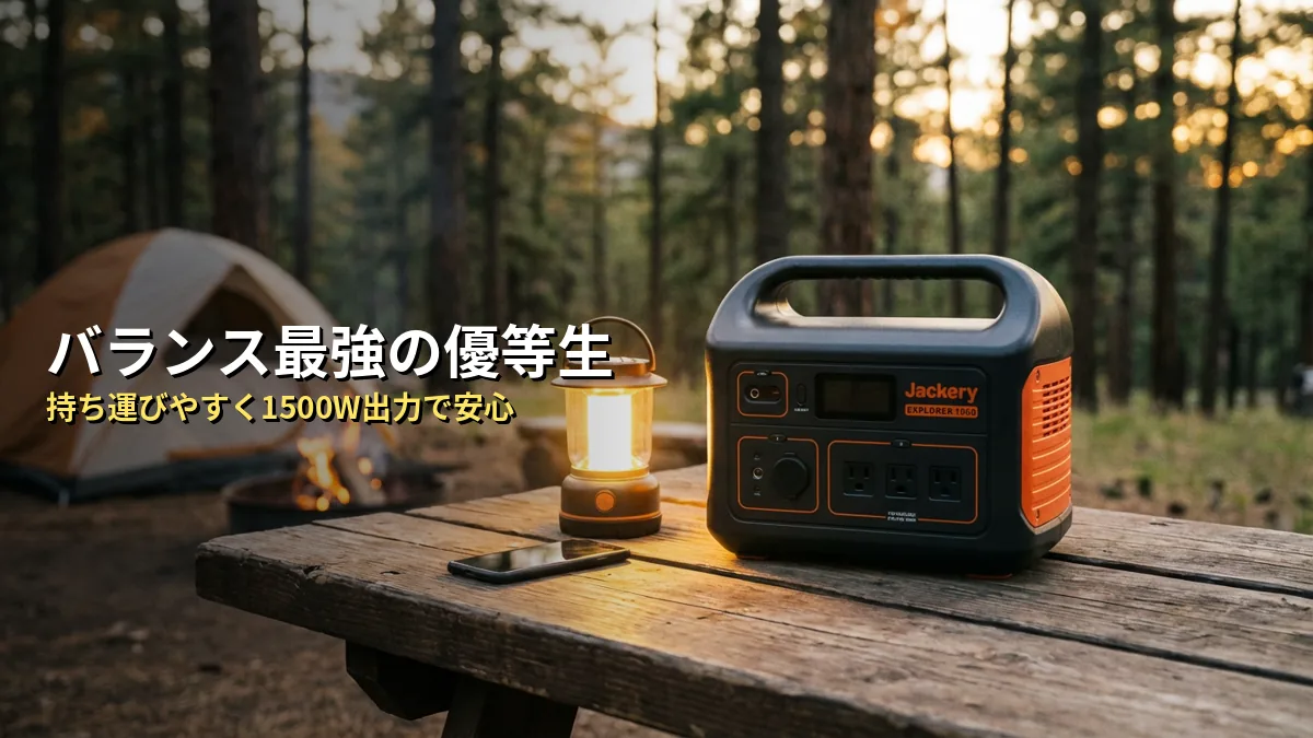 Jackery 1000 Newの特徴・メリット・デメリット