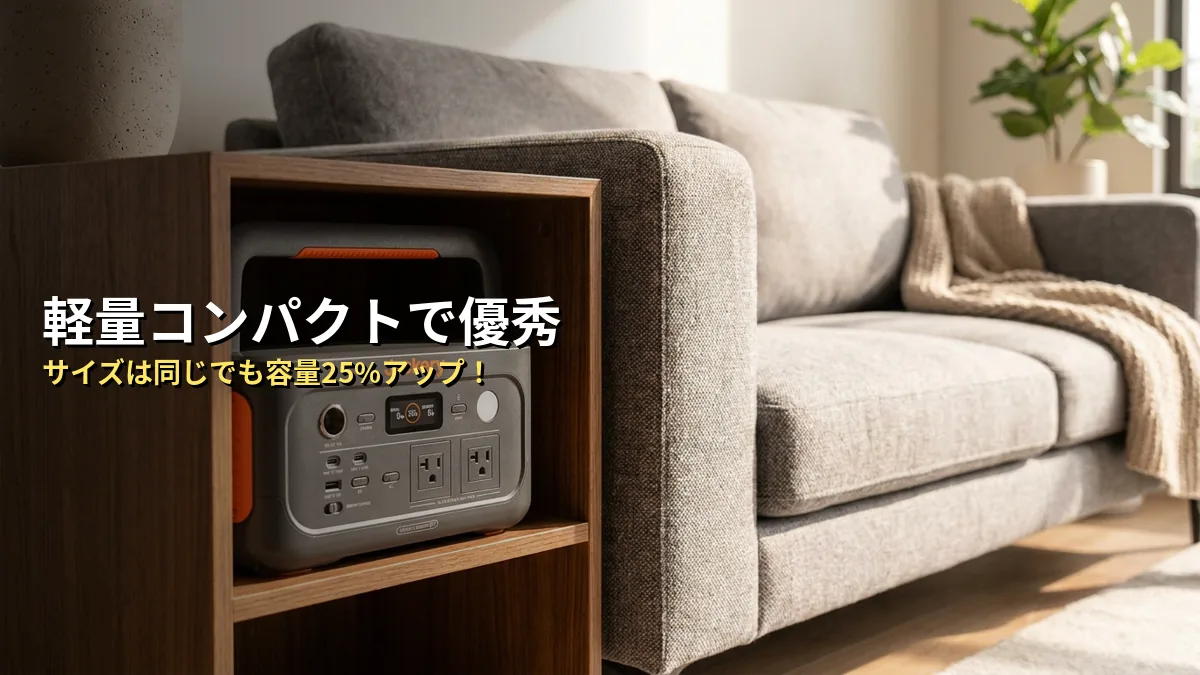 Jackery 600 New本体の魅力もすごい！500 Newや600 Plusとの違い