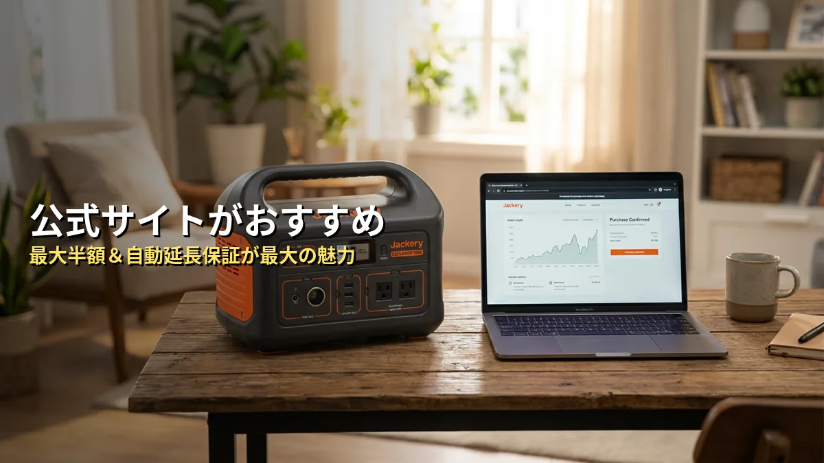 Jackery公式サイトのブラックフライデーの特徴・メリット・デメリット