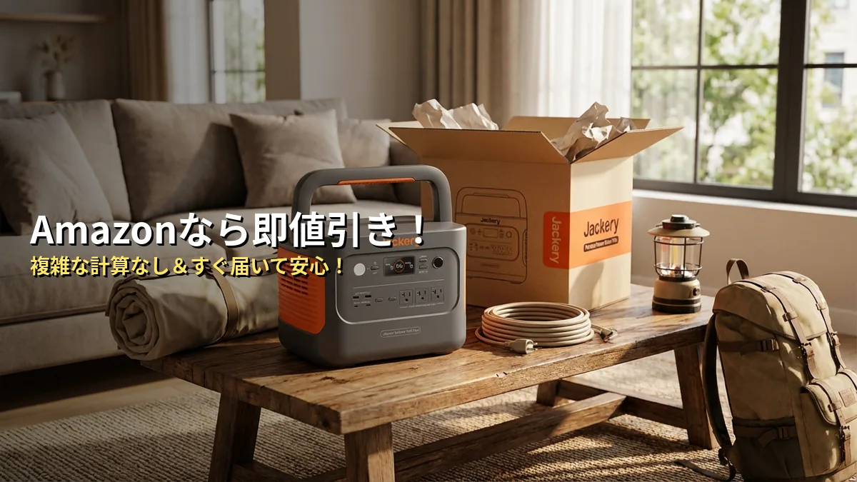 AmazonでJackery 1000 Plusを買うメリット・デメリット