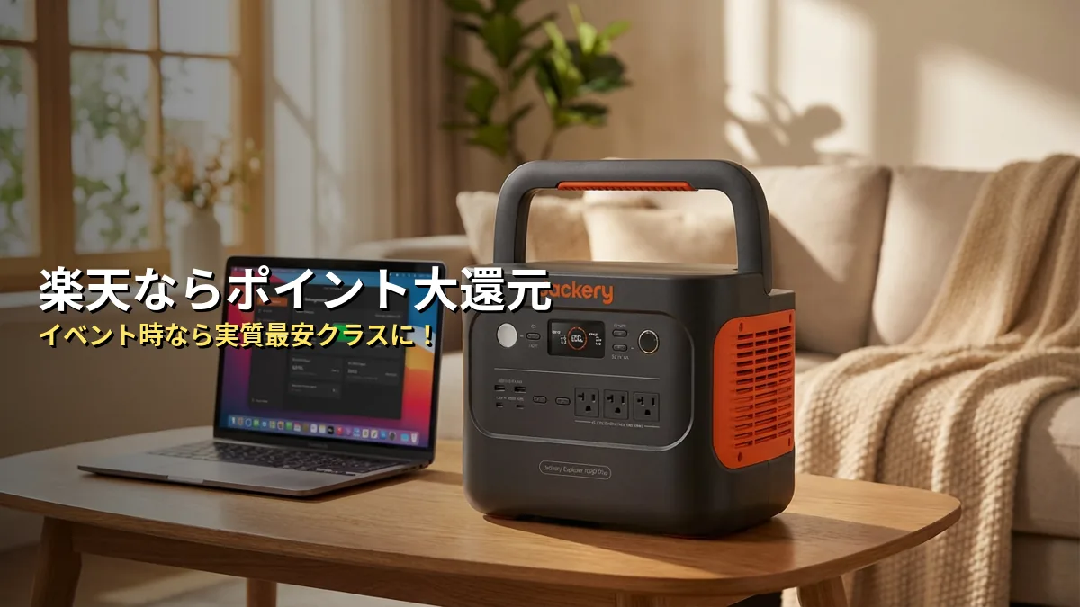 楽天でJackery 1000 Plusを買うメリット・デメリット