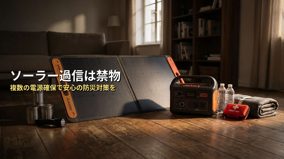 災害時や連日の悪天候に備えるための心構え