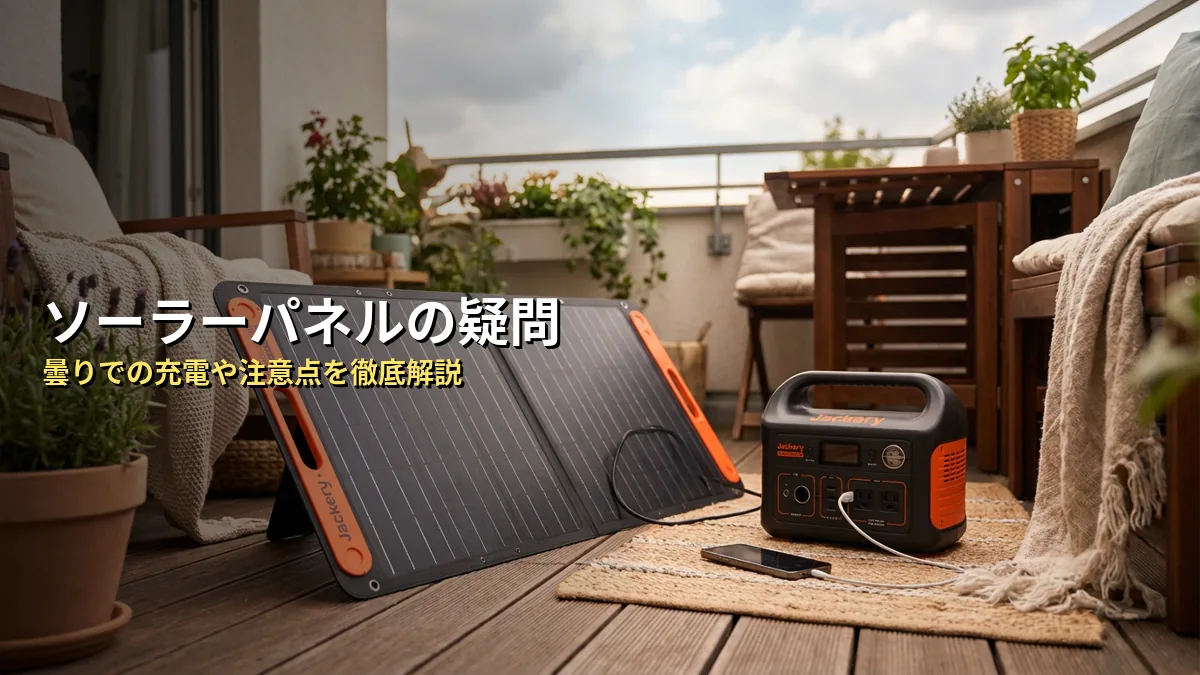 Jackeryのソーラーパネルに関するよくある質問（FAQ）