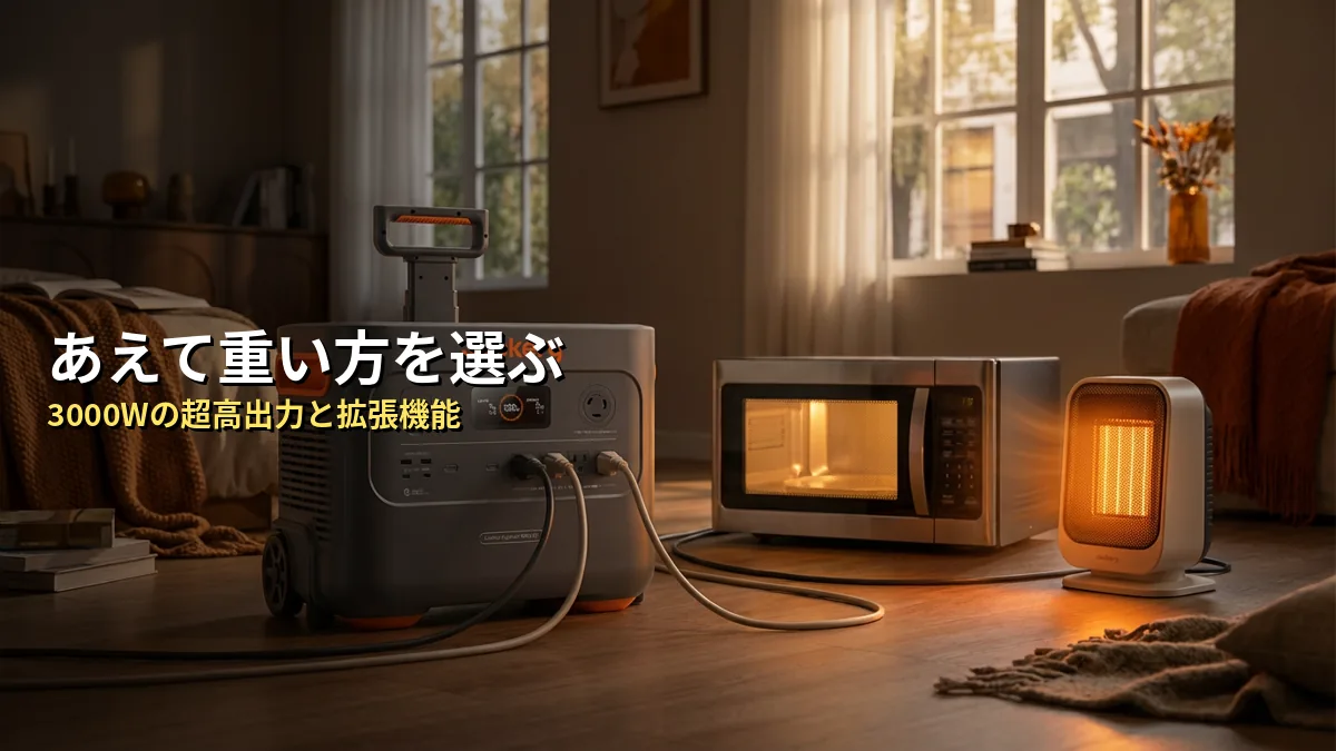 あえて「Jackery 2000 Plus」を選ぶべき3つの理由