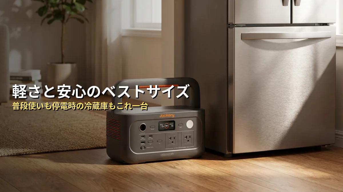 Jackery 600 Newの「ちょうど良さ」が魅力の理由