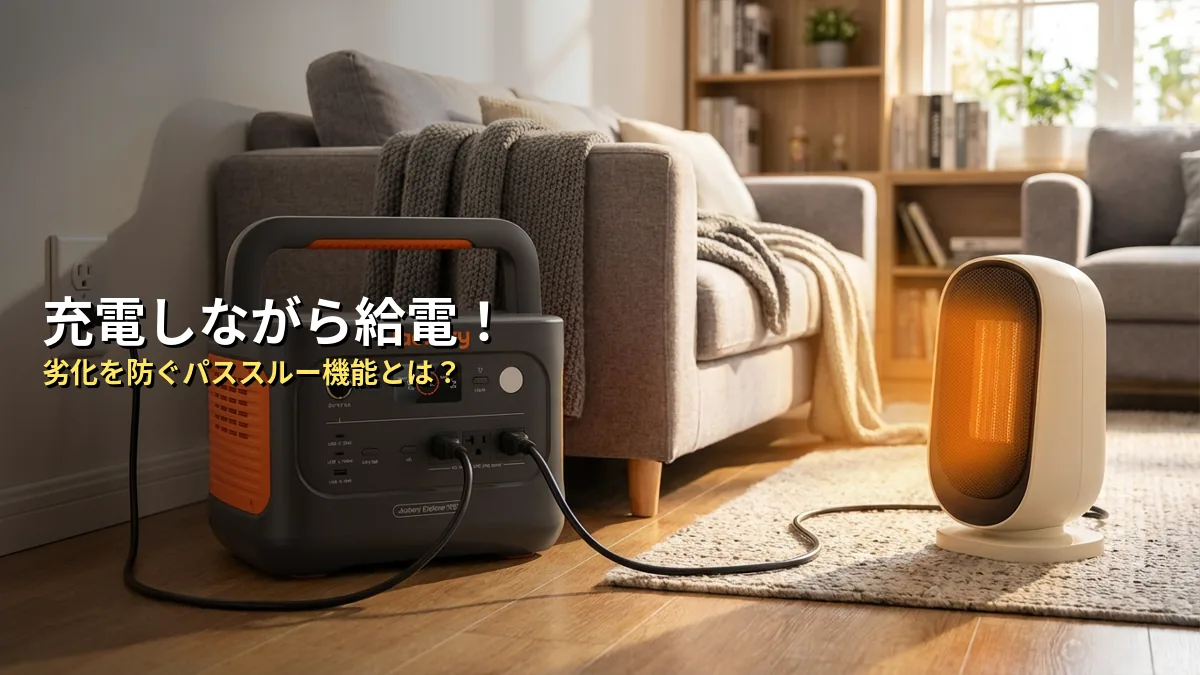 Jackery 1000 Newのパススルー機能とは？