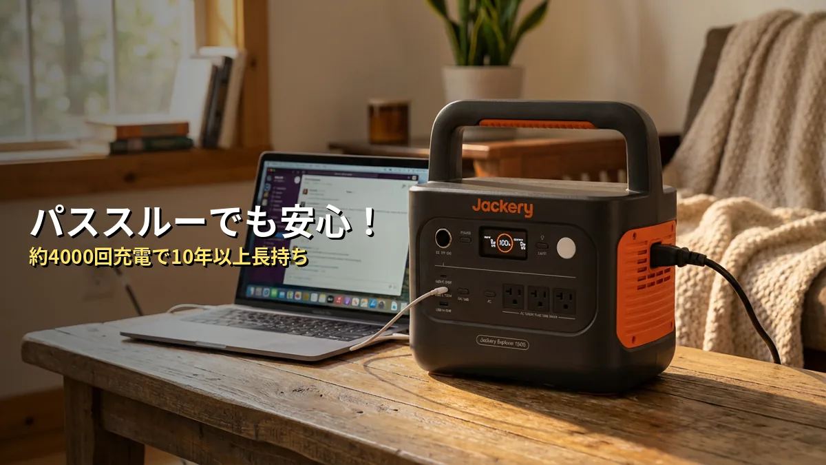 パススルーでバッテリーは劣化するの？徹底解説