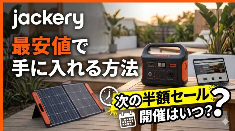 jackery半額セール