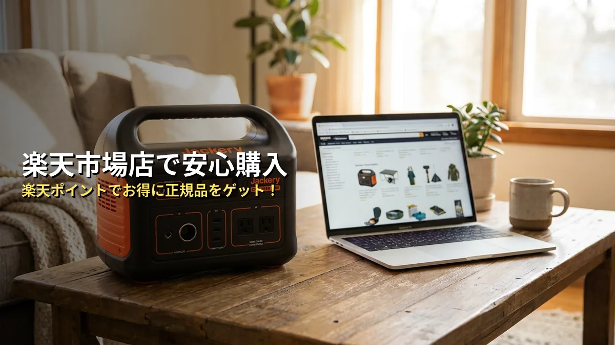 偽モノを回避！確実な購入先②「Jackery楽天市場店」の特徴とメリット