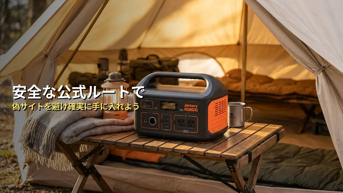 まとめ：偽サイトに騙されず安全にJackeryを手に入れよう