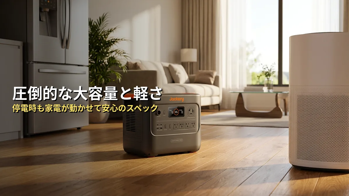 Jackery 3000 Newの基本スペックと注目ポイント