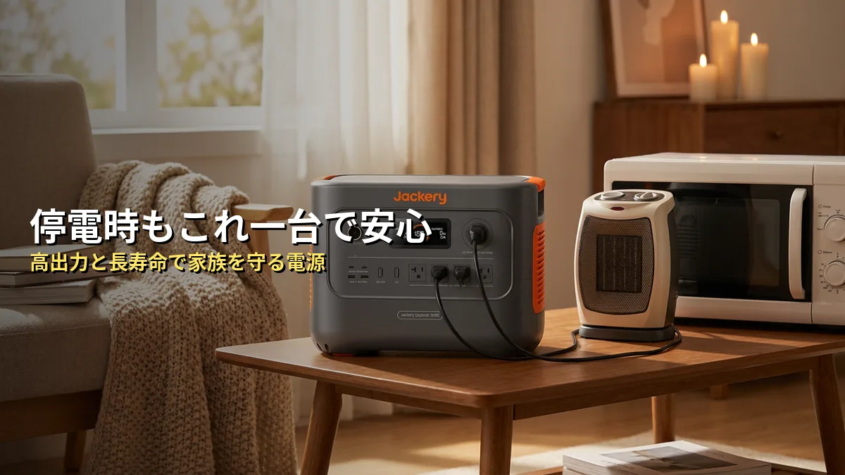 口コミから見えた！Jackery 3000 Newのメリット