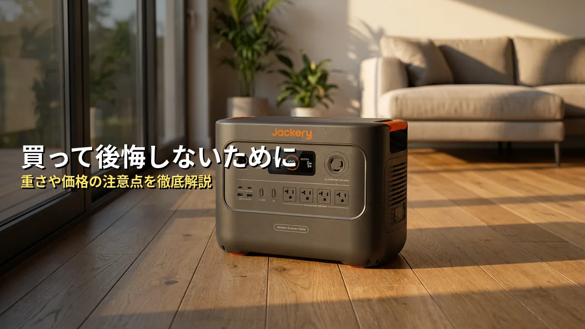 買って後悔？Jackery 3000 Newのデメリットと注意点