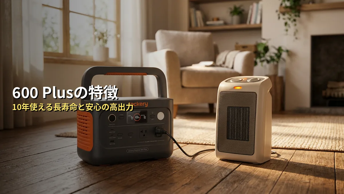 Jackery 600 Plusの特徴・メリット・デメリット
