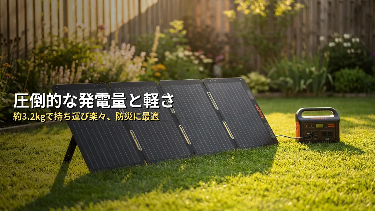 Jackery SolarSaga Air 100の特徴・メリット・デメリット
