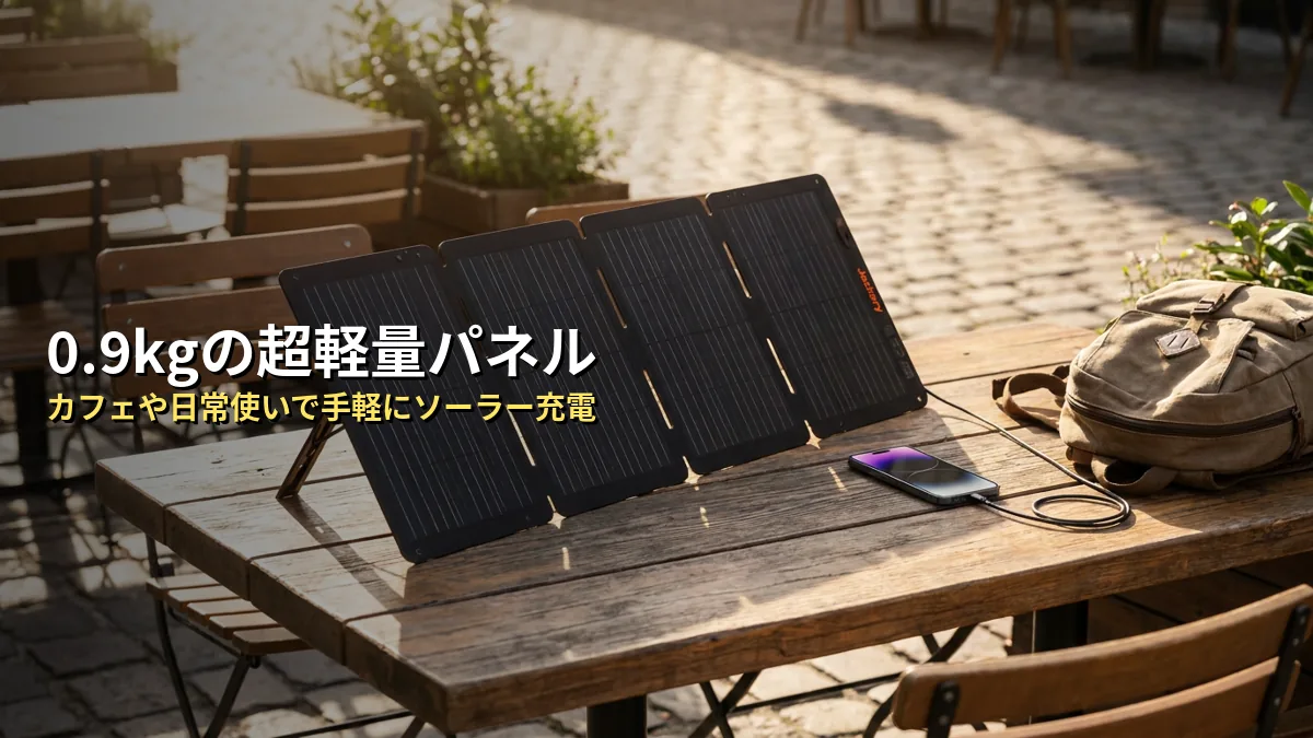 Jackery SolarSaga Air 40の特徴・メリット・デメリット