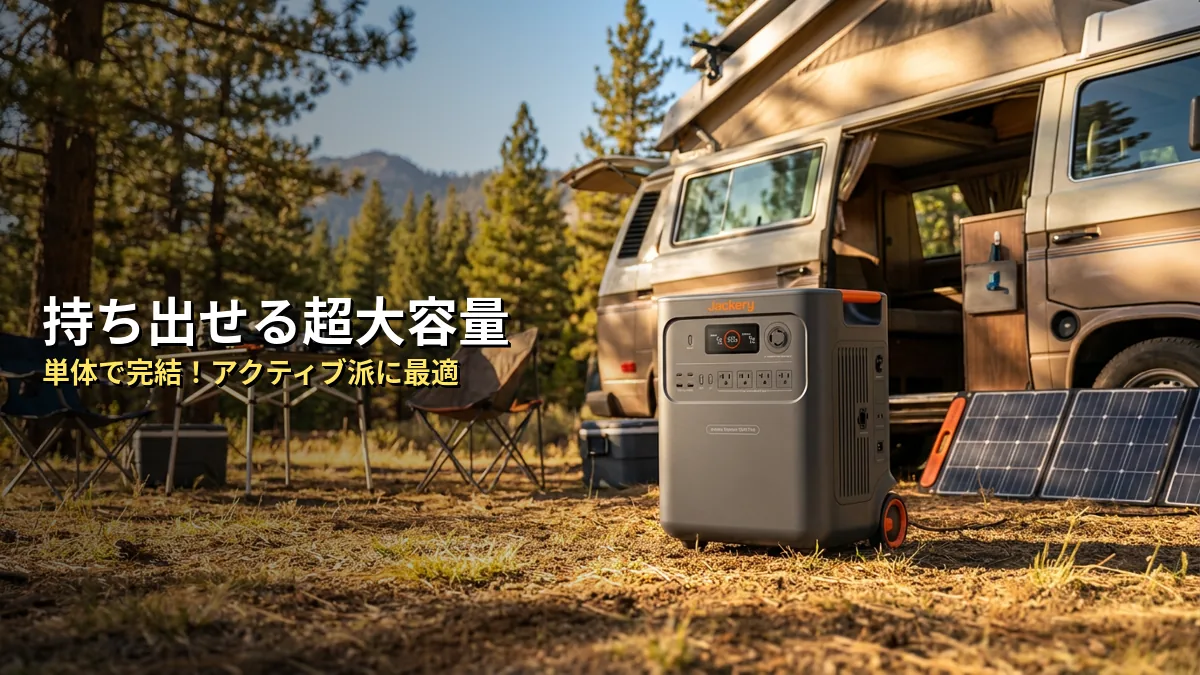 Jackery 3000 Newの特徴とメリット・デメリット