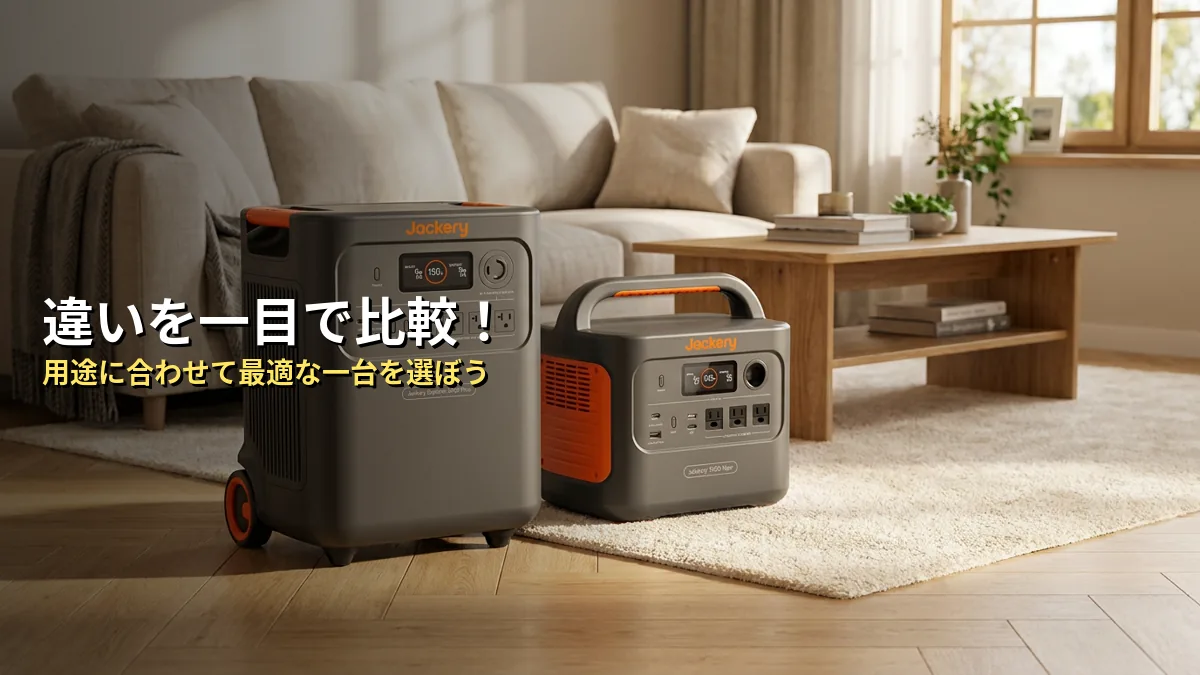 両商品の比較表・スペック一覧