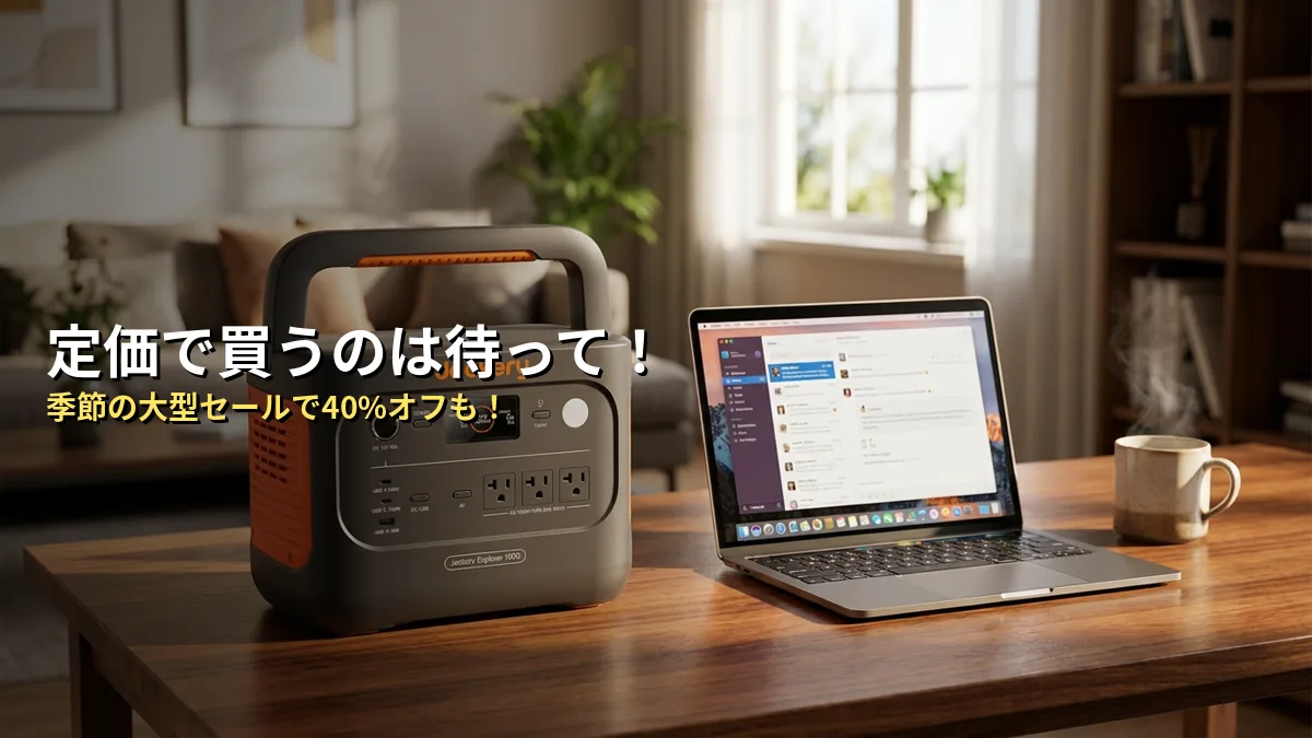 セールはいつ？Jackery 1000 NEWを底値で手に入れるタイミング