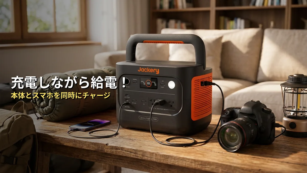 そもそも「パススルー充電」ってどんな機能？