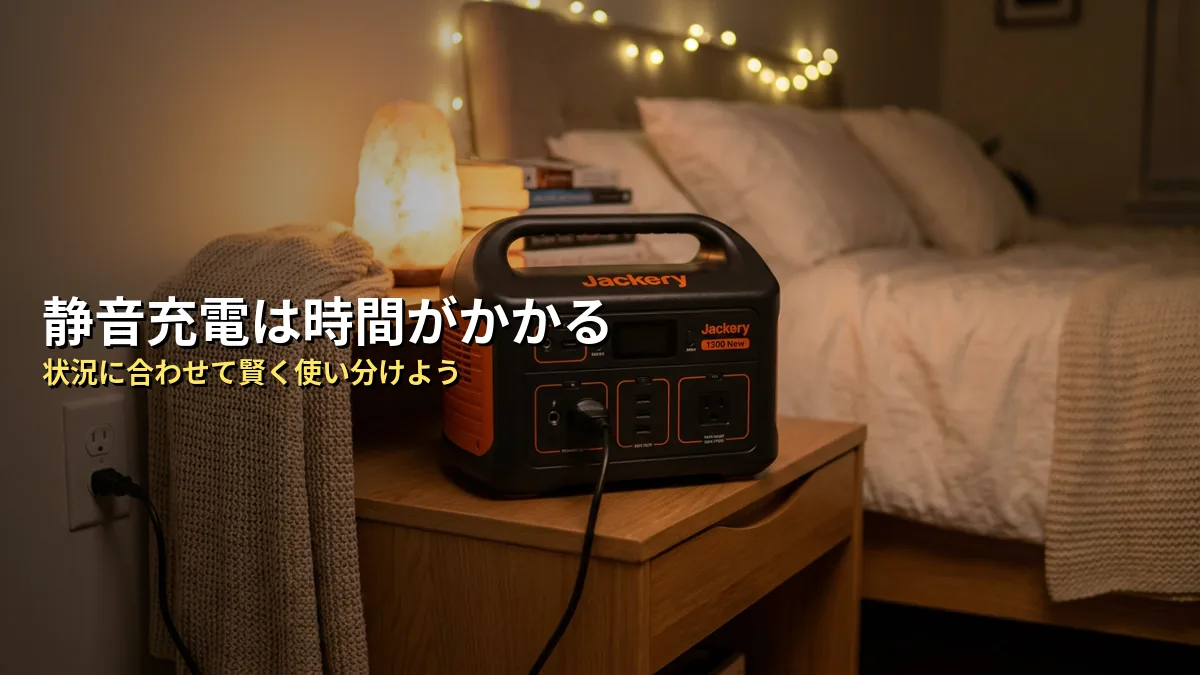 【弱点5】サイレント充電モードの落とし穴
