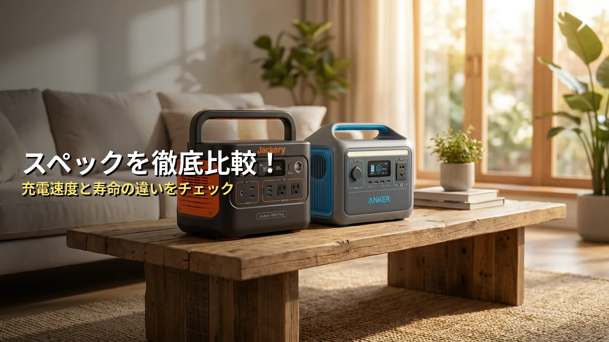 両商品の比較表・スペック一覧