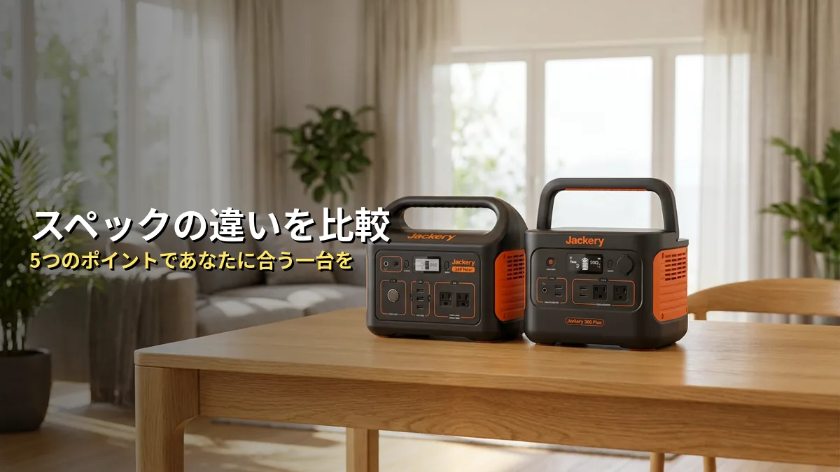 両商品の比較表・スペック一覧