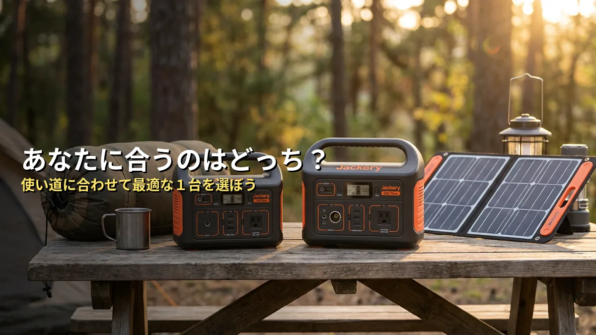 両商品の比較表・スペック一覧