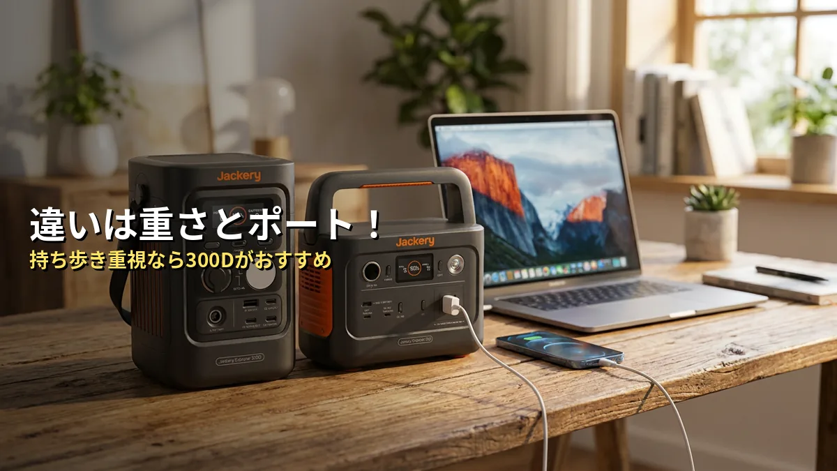 スペックと特徴を比較！容量や重さはどう違う？