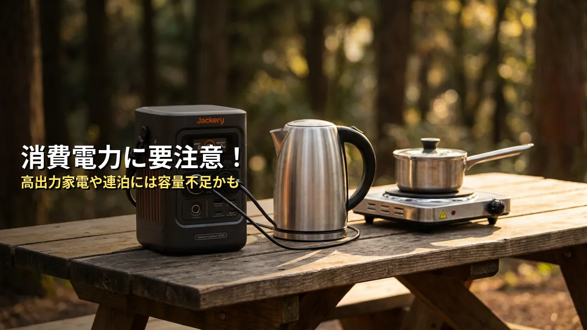 Jackery 300Dの悪い口コミ・デメリット