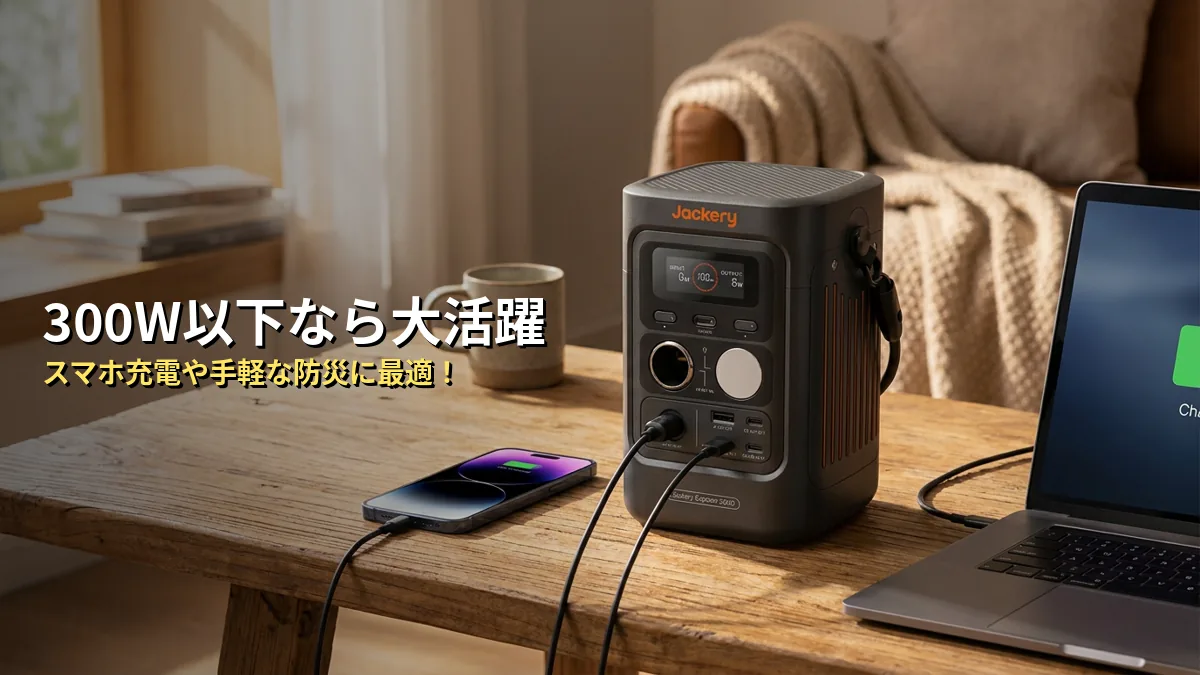 Jackery 300Dが向いている人・向いていない人