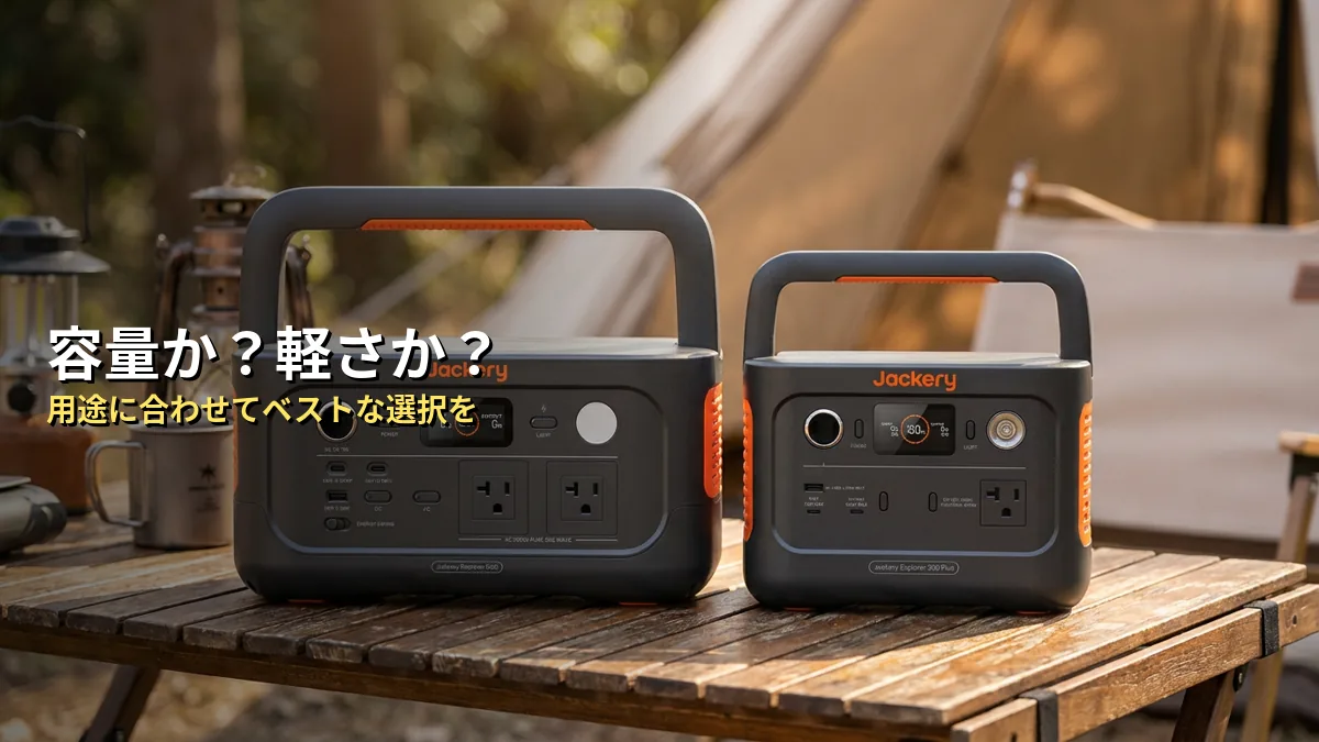 両商品の比較表・スペック一覧