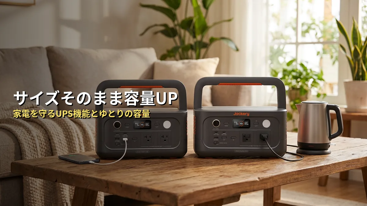Jackery 600 Newの特徴・メリット・デメリット