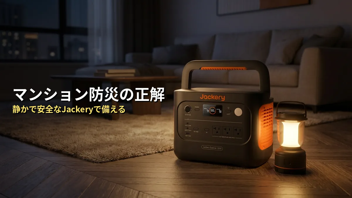なぜマンション防災に「Jackery」が選ばれるのか？