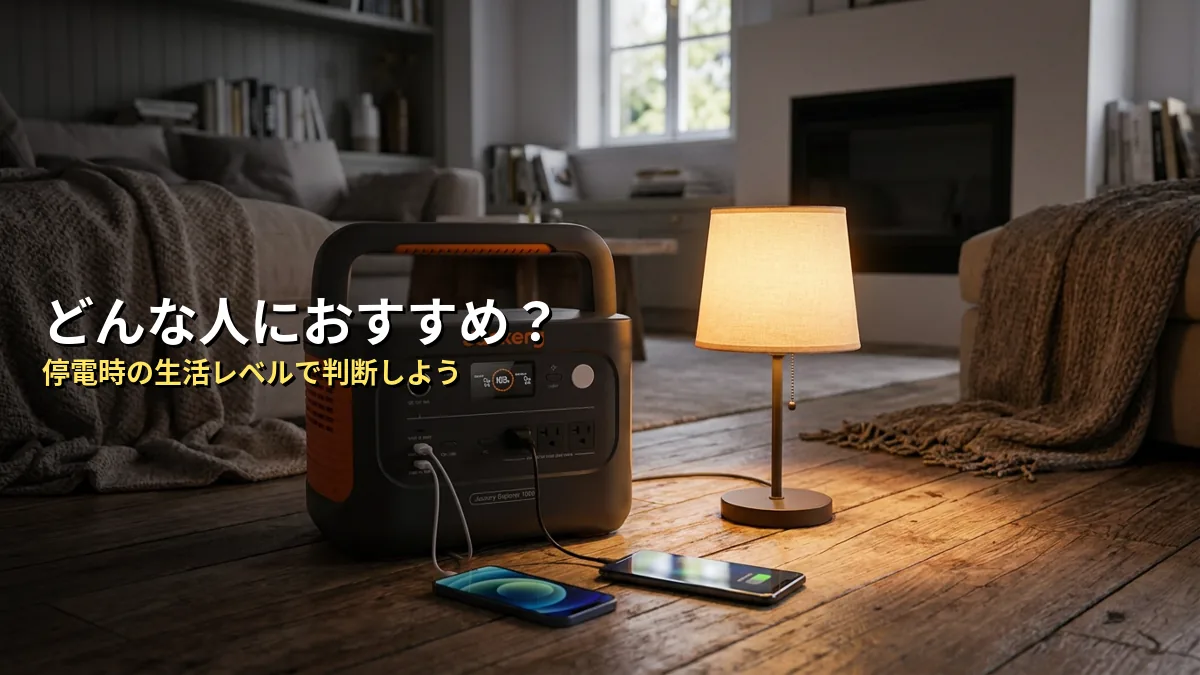 こんな人におすすめ・こんな人には不向き
