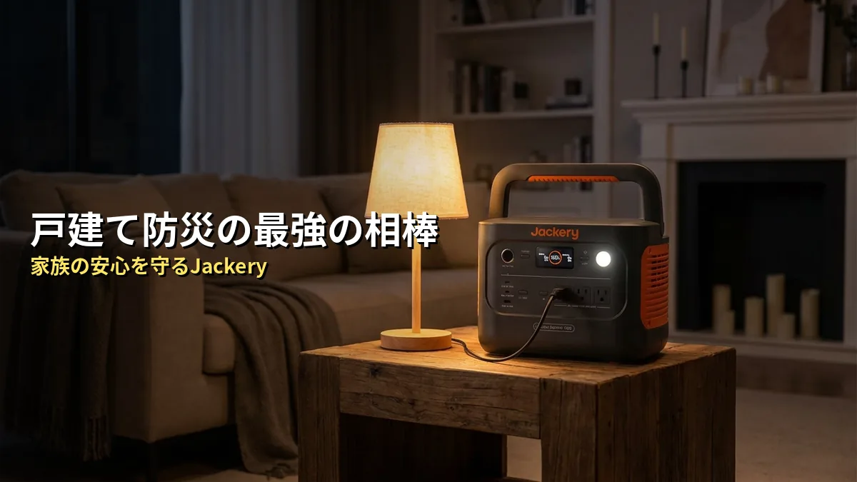 まとめ：戸建ての防災にはJackeryが最強のパートナー