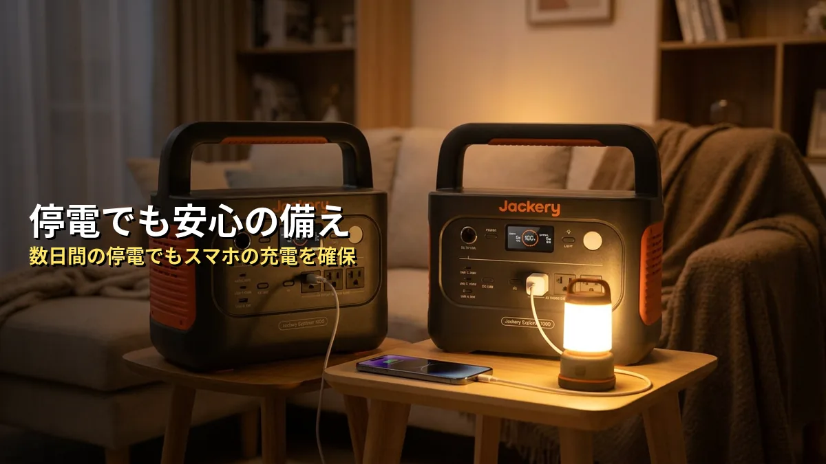 一人暮らしの防災にJackeryは本当に必要なのか？