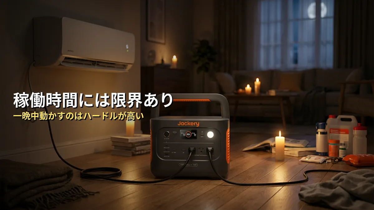 2. 実際の稼働時間はどれくらい？容量別のシミュレーション
