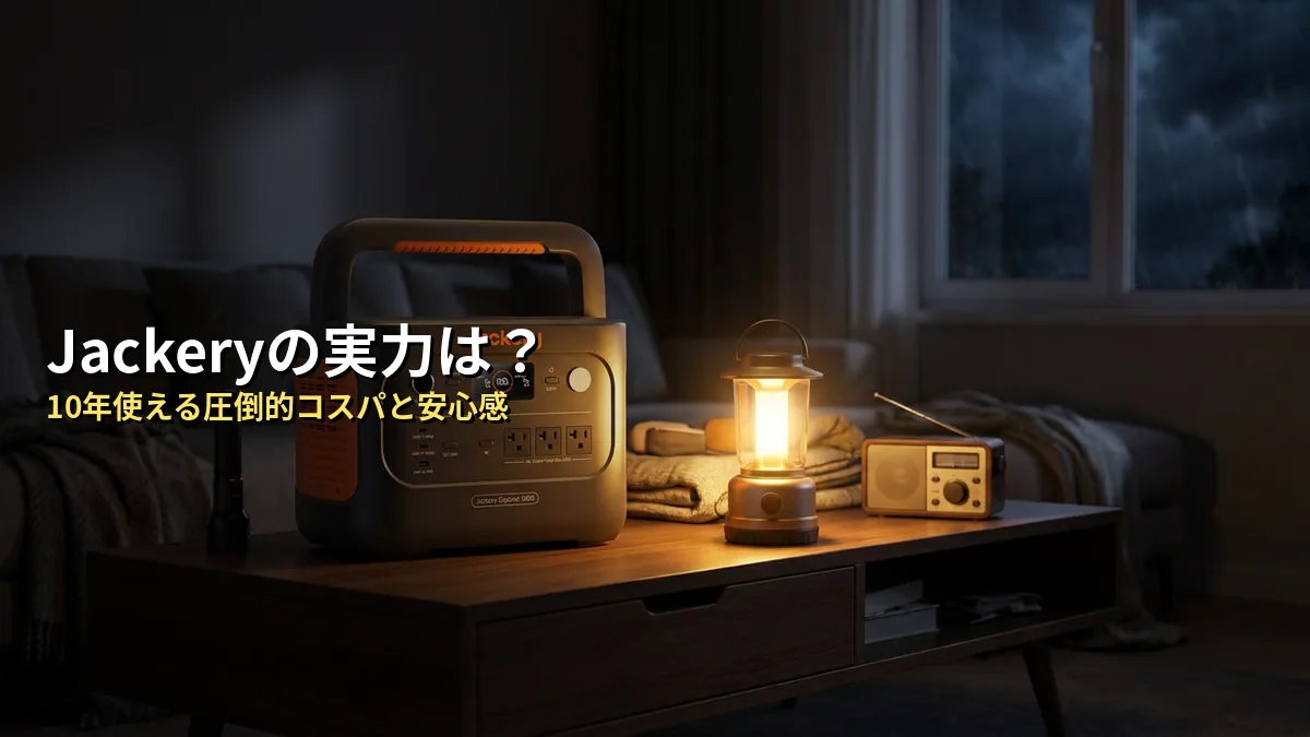 【独自分析】Jackeryの本当の実力を5項目でスコア化してみた