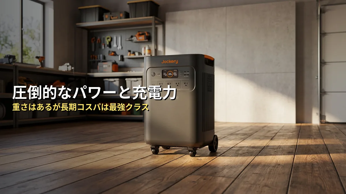 【独自分析】Jackery 5000 Plusの本当の実力を5項目でスコア化してみた