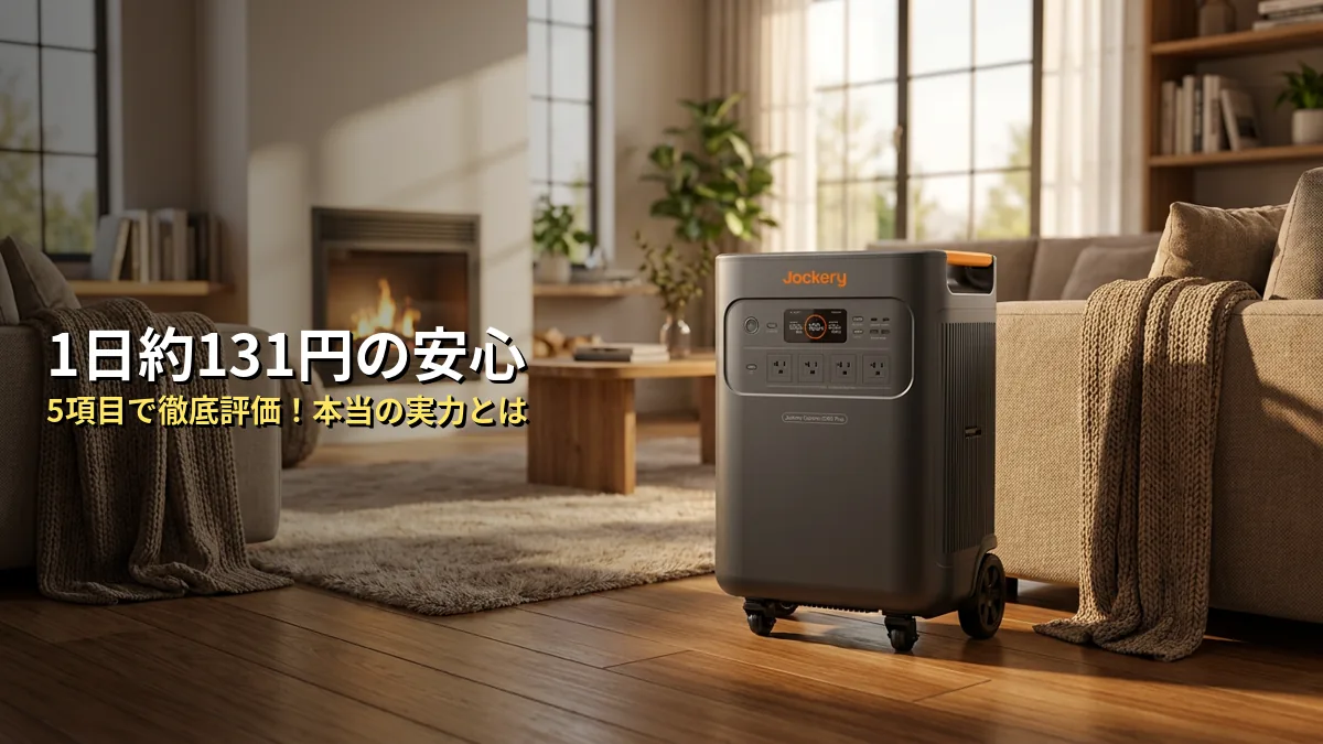 【独自分析】Jackery 5000 Plusの本当の実力を5項目でスコア化してみた