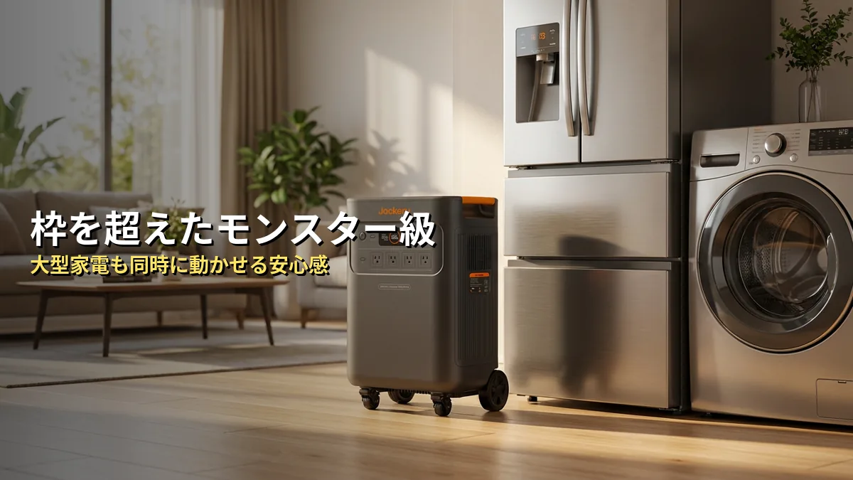 Jackery 5000 Plusの圧倒的なスペックと3つのメリット