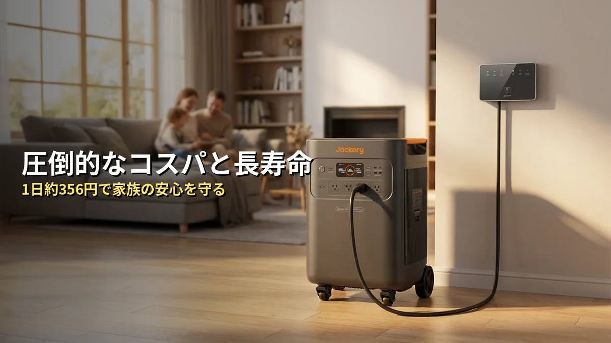 【独自分析】Jackery 5000 Plus×ATSの本当の実力を5項目でスコア化してみた