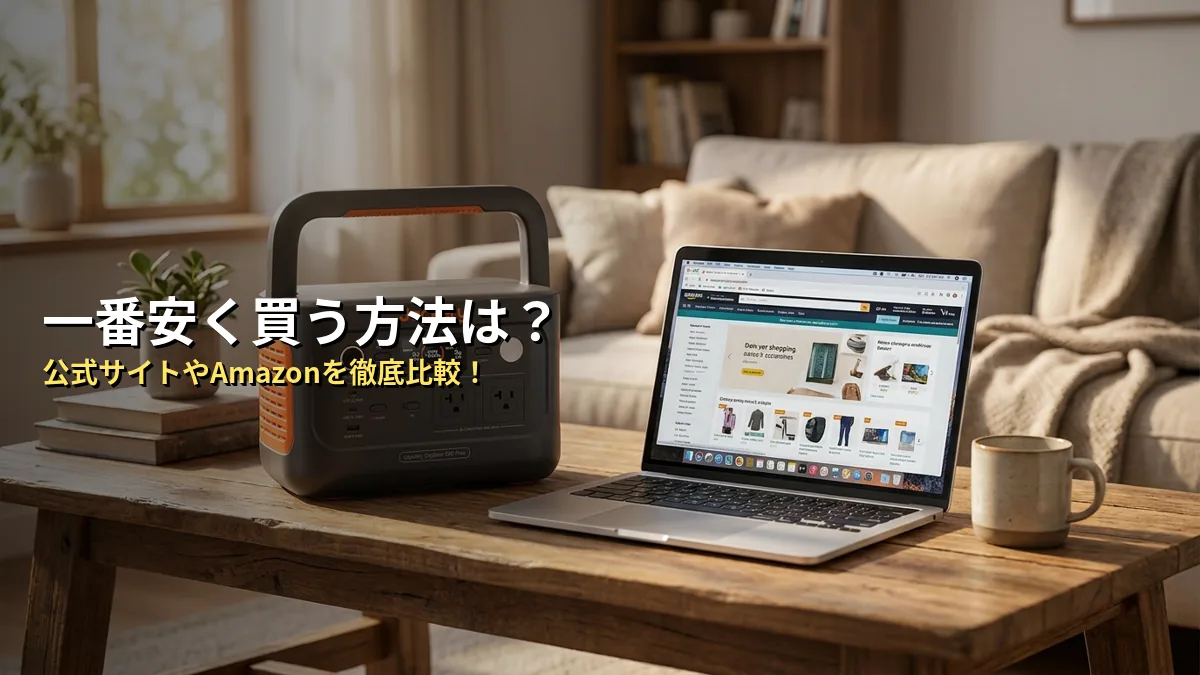 Jackery 600 Plusはどこで買うのが一番安い？主要3サイトを比較