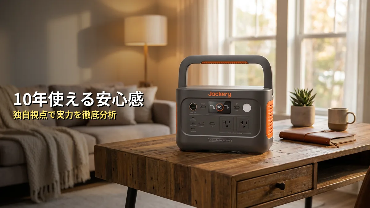 【独自分析】Jackery 600 Plusの本当の実力を5項目でスコア化してみた