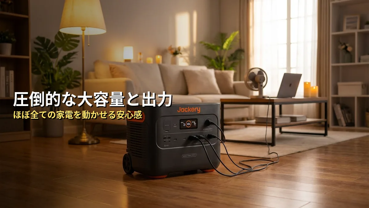 Jackery 2000 Plusの定価と基本スペックをおさらい