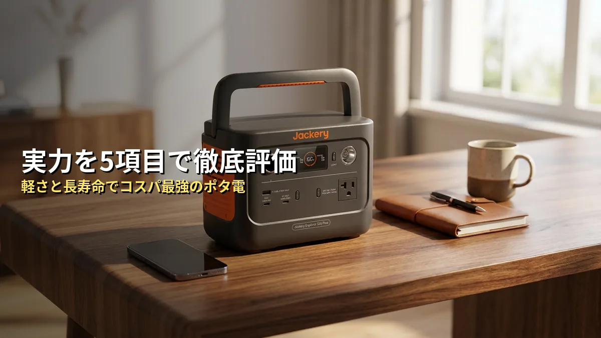 【独自分析】Jackery 300 Plusの本当の実力を5項目でスコア化してみた