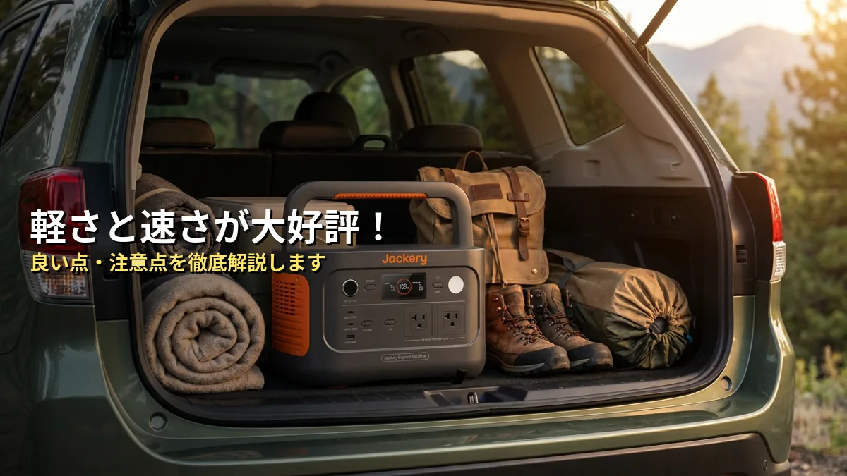 1. Jackery 600 Plusのリアルな口コミ・評判を徹底調査！