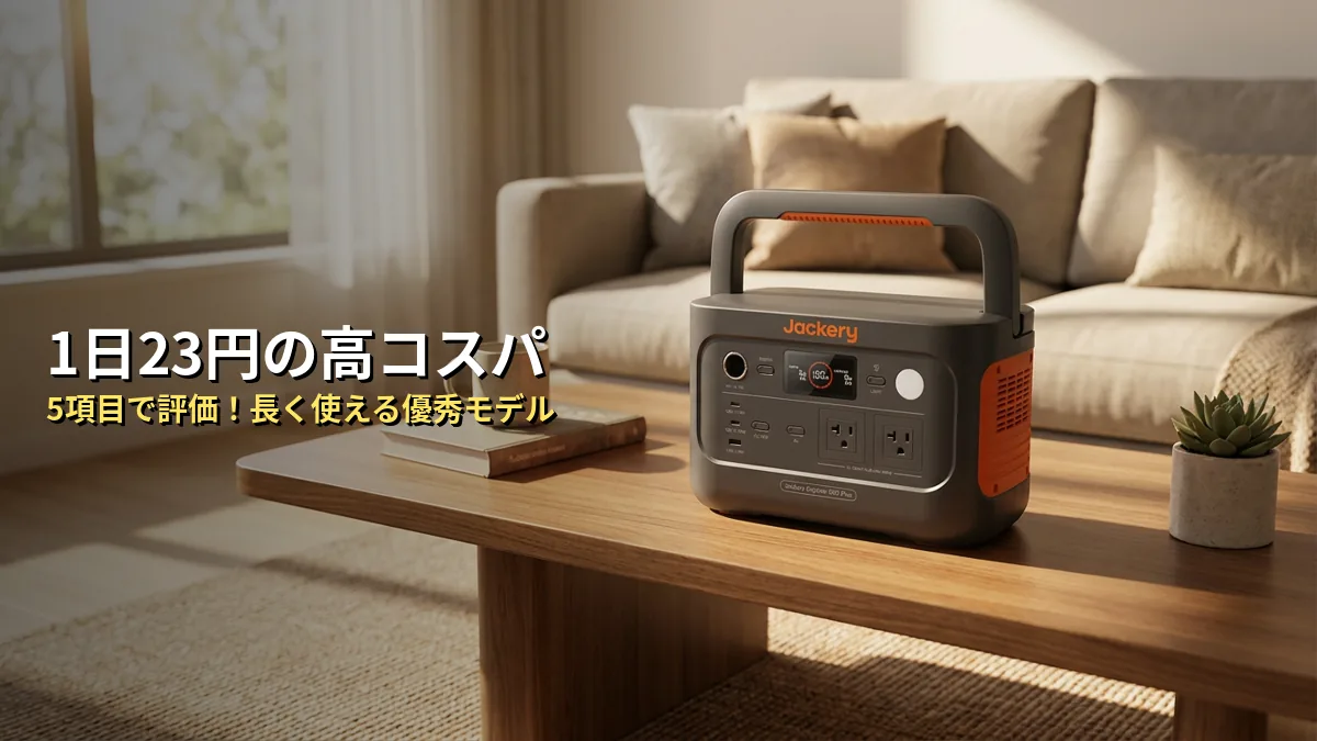 【独自分析】Jackery 600 Plusの本当の実力を5項目でスコア化してみた